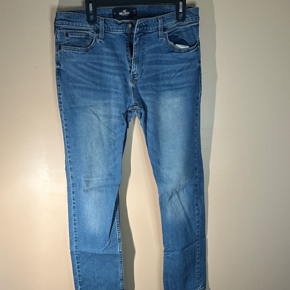 Hollister Men's Blue Slim Jeans